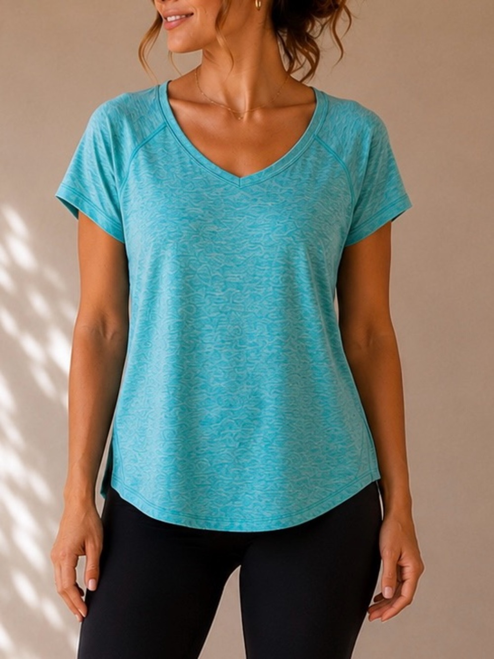 tek gear Dri fit Short Sleeve Tee in Teal Green